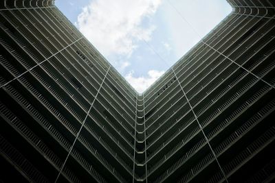 Low angle view of building against sky