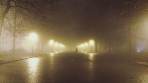 Road at night