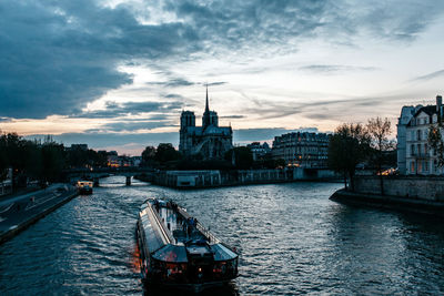 River with buildings in background