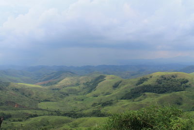 Scenic view of landscape against sky