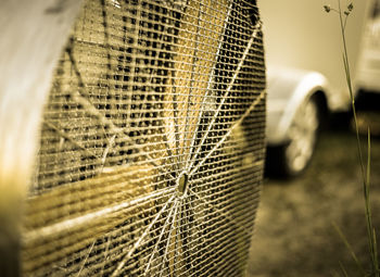 Close-up of motorcycle