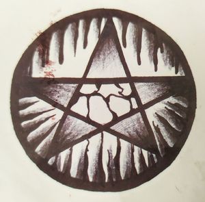 Close-up of design on wall