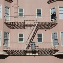 Low angle view of apartment building