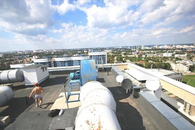 View of cityscape against sky