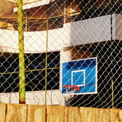 Close-up of chainlink fence