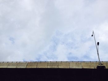 Low angle view of built structure against sky