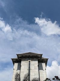 Low angle view of building against sky