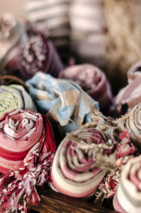 Full frame shot of candies for sale at market