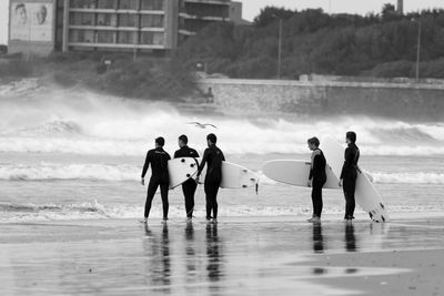 People enjoying in water