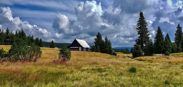 Panoramic view of landscape against sky