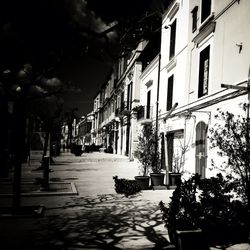 City street at night