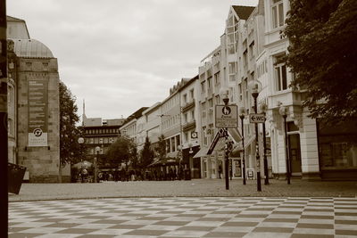 View of city buildings