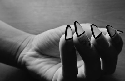 Cropped image of woman