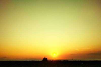 Scenic view of sunset