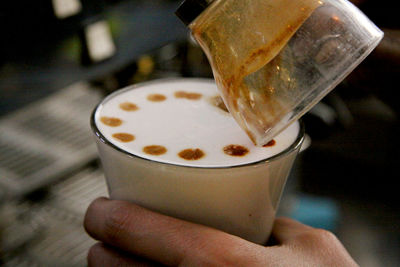Close-up of drink
