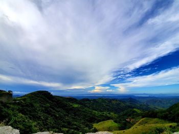 Scenic view of landscape against sky