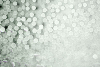 Defocused image of illuminated lights