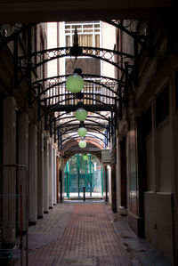 Corridor of building