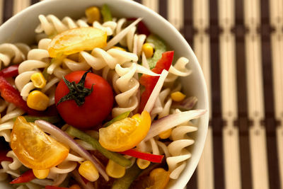 Close-up of salad in plate