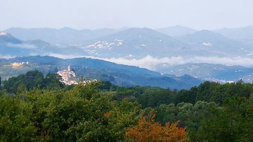 Scenic view of mountains