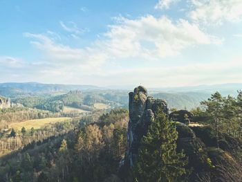 Scenic view of landscape against sky