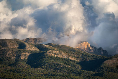 Panoramic view of landscape against sky