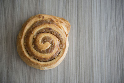 High angle view of pastries