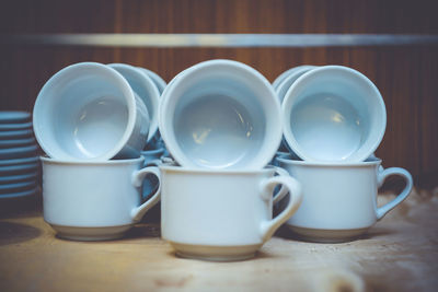 Close-up of coffee on table