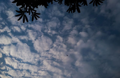 Low angle view of clouds in sky