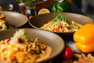 Close-up of food in plate