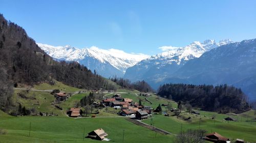 The magnificent swiss countryside