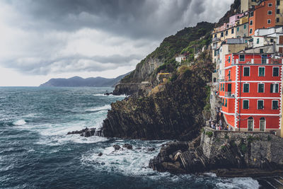 Riomaggiore in the rain 