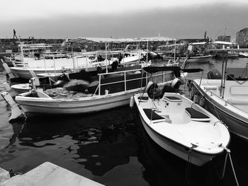 Boats in sea