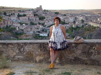 Beautifull woman in sepÚlveda, spain