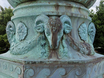 Low angle view of statue