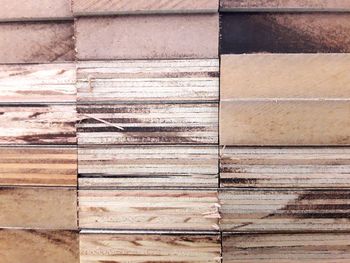 Full frame shot of wooden floor