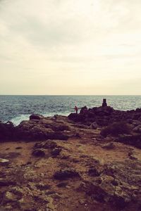 Scenic view of beach