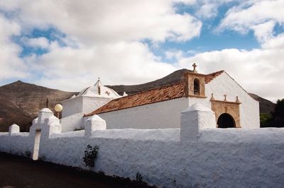 Low angle view of church