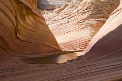 Rock formations in a desert