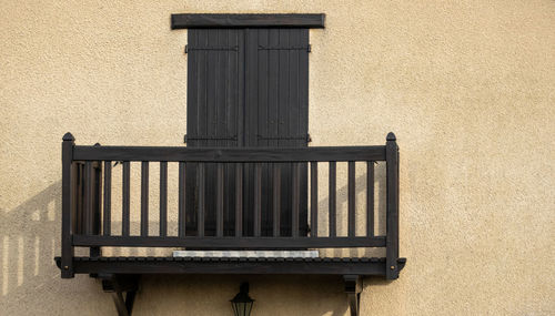 Close-up of window on wall