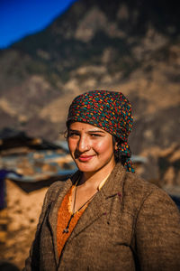 Portrait of a smiling young woman