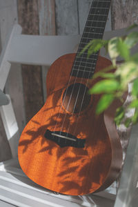 Close-up of guitar