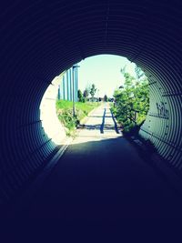 View of tunnel