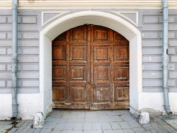 Entrance of old building