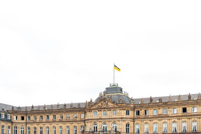 Low angle view of palace against sky