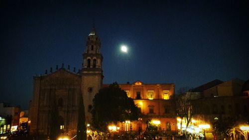 Low angle view of church against sky