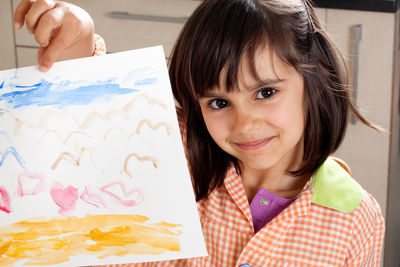 Portrait of smiling girl