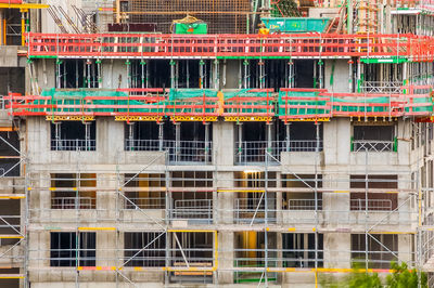 Full frame view of under construction building