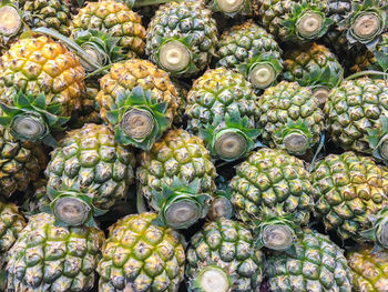 Full frame shot of pineapple