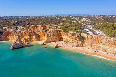 Aerial view of sea